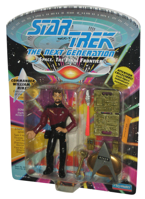 Star Trek The Next Generation Commander William T Riker (1992) Playmates Figure