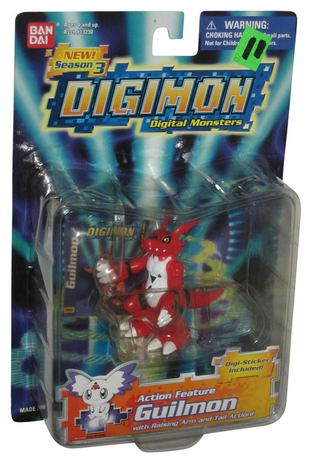 Digimon Guilmon (2001) Bandai Season 3 Action Figure