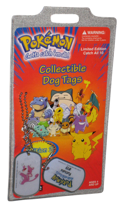 Pokemon Collectible (1999) Toy Site Rattata #19 Dog Tag