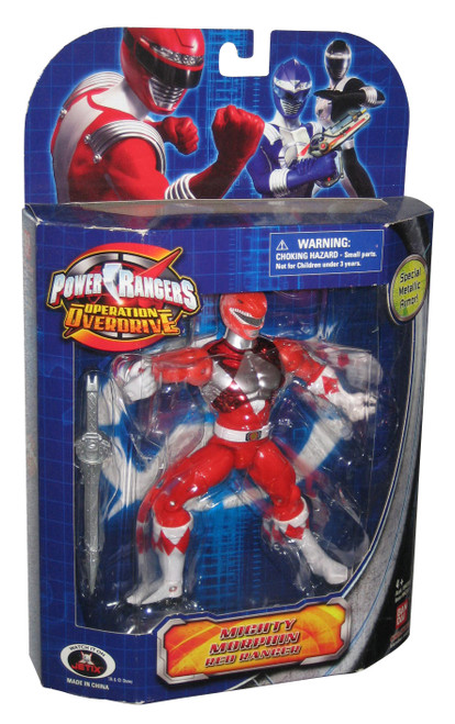 Power Rangers Operation Overdrive Red Ranger Figure w/ Special Metallic Armor