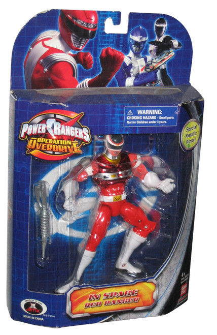 Power Rangers Operation Overdrive In Space Red Ranger Figure w/ Special Metallic Armor