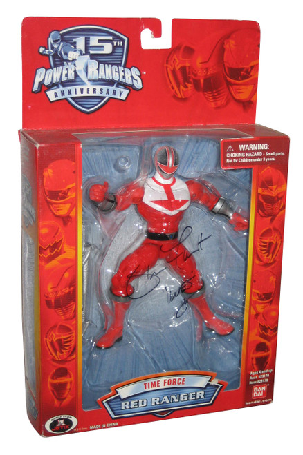 Power Rangers 15th Anniversary Time Force Red Ranger (2007) Bandai Figure