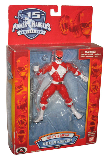 Power Rangers 15th Anniversary Mighty Morphin Red Ranger (2007) Bandai Figure