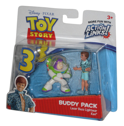 Toy Story 3 Buddy Pack Laser Buzz Lightyear & Ken (2009) Mattel Action Links Figure Set