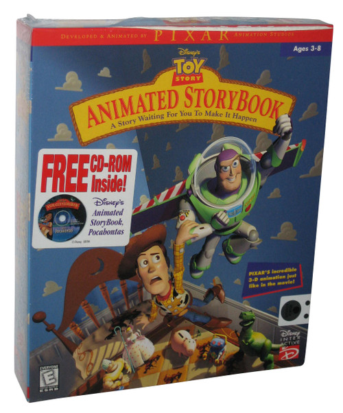 Disney Toy Story Animated Storybook PC Windows / Mac Box Vintage Video Game