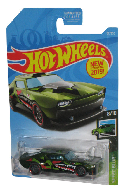 Hot Wheels Speed Blur #8 Green Muscle Bound (2019) Toy Car #87