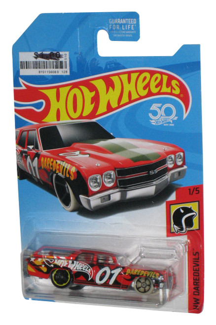 Hot Wheels HW Red Daredevils '70 Chevelle SS Wagon (2018) Toy Car #1
