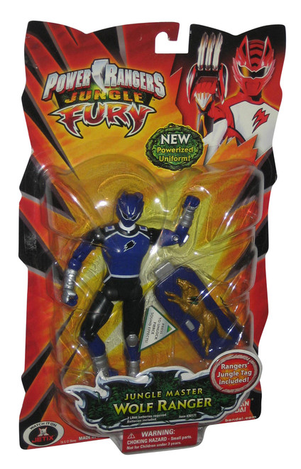 Power Rangers Jungle Fury Master (2008) Bandai Wolf Ranger Action Figure