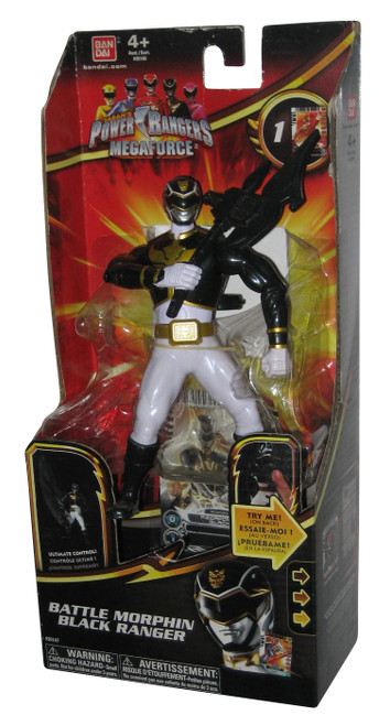 Power Rangers Megaforce (2013) Bandai Battle Morphin Black Ranger Figure