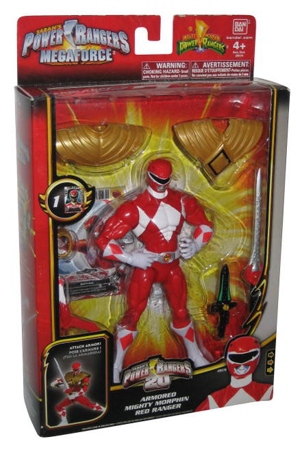 Power Rangers Megaforce (2013) Bandai Red Armored Mighty Morphin Figure