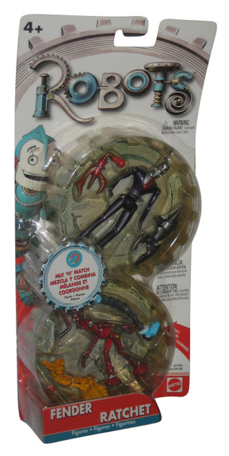 Robots The Movie Fender & Ratchet Mattel (2004) Mix 'N' Match Figure Set