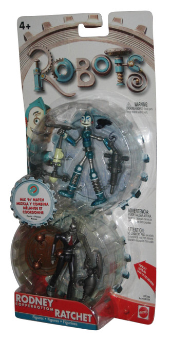 Robots The Movie Rodney Copperbottom & Ratchet (Matte) 2004 Mix 'N' Match Figure Set