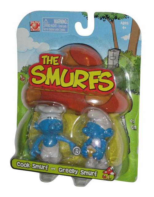 The Smurfs Cook & Greedy Smurf Jakks Pacific Figure Set
