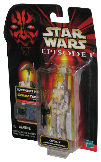 Star Wars Episode I OOM-9 Binoculars In Hand Hasbro Commtech Figure - (Dented Plastic)