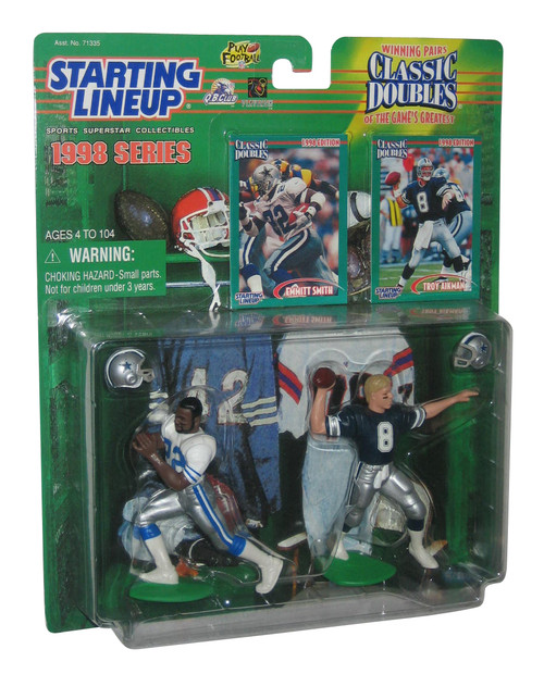 NFL Football Starting Lineup Classic Doubles Figure Set - Emmit Smith & Troy Aikman