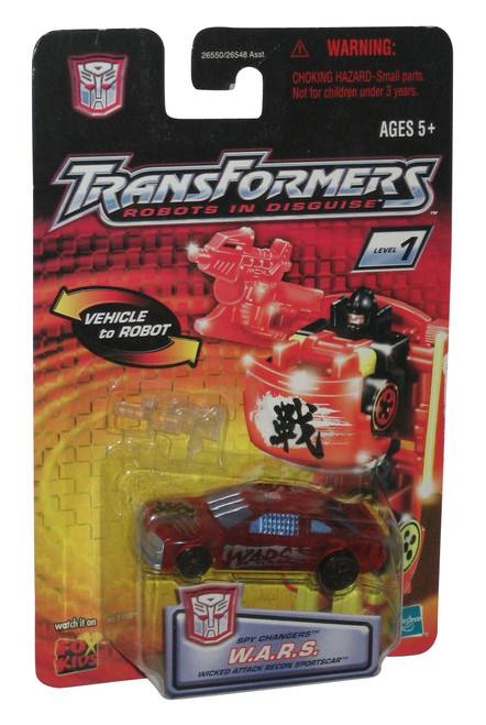 Transformers Robots In Disguise W.A.R.S. RID Spy Changers Figure Toy Car