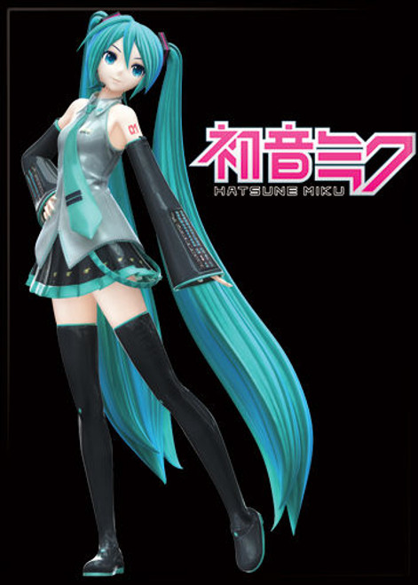 Hatsune Miku Vocaloid Black Anime Magnet 71964HM