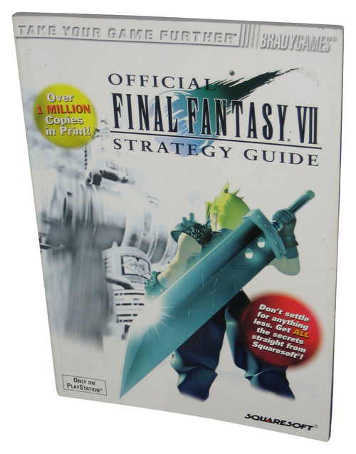 Final Fantasy VII Brady Games Official Strategy Guide Book