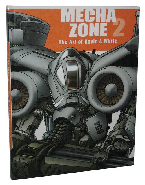 Mecha Zone 2 The Art of David A. White Robot Drawings and Tutorials Hardcover Book