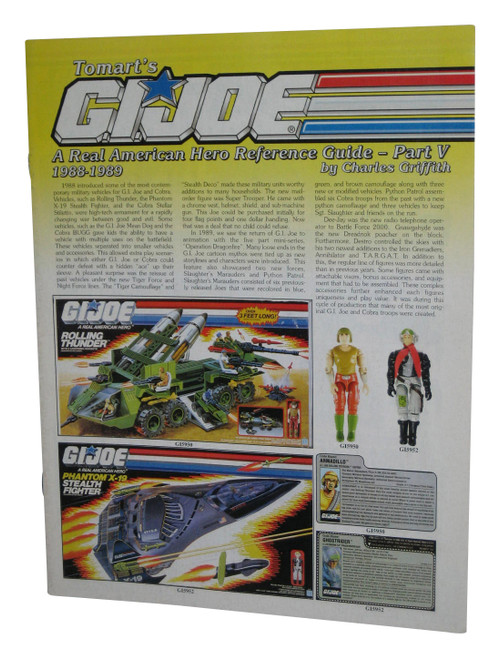 GI Joe Tomart's Reference Guide Part V 1988-1989 Figure Book