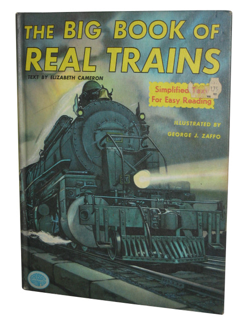 The Big Book Of Real Trains Hardcover Book - (Elizabeth Cameron)