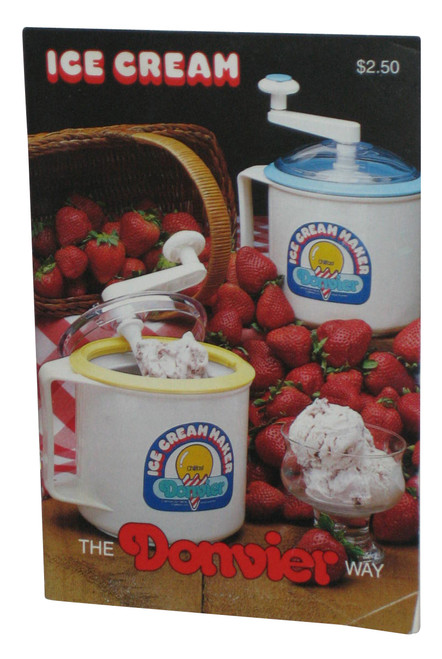 Ice Cream The Donvier Way Pamphlet Manual Cooking Recipes Book
