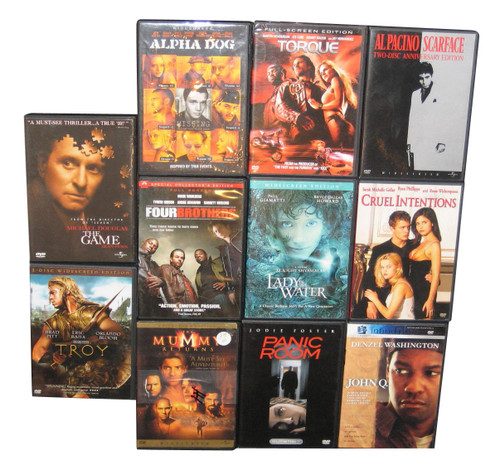 Action / Thriller DVD Lot - 11 DVDs - (Alpha Dog / The Game / Mummy Returns / Scarface / John Q)