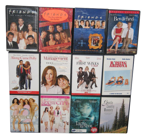 Romance Girls DVD Lot - 12 DVDs - (Friends / Alone Came Poly / Bewitched / Sex and The City)