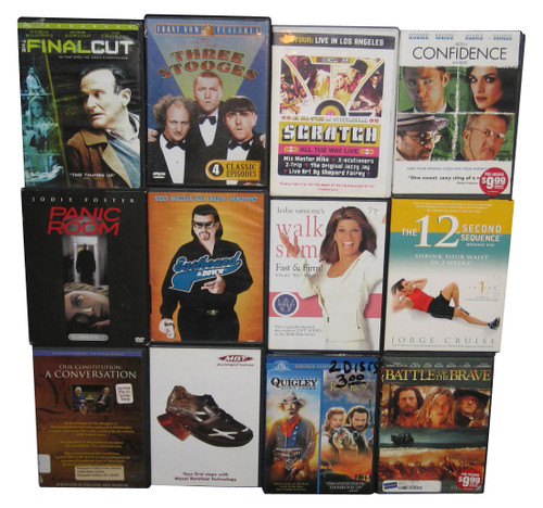 DVD Lot - 12 DVDs - (Confidence / Battle of Brave / Rob Roy / Three Stooges / Eastbound & Down)