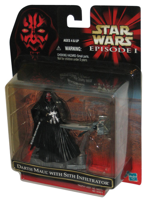 Star Wars Episode I Darth Maul w/ Sith Infiltrator (1999) Hasbro Figure Toy Set