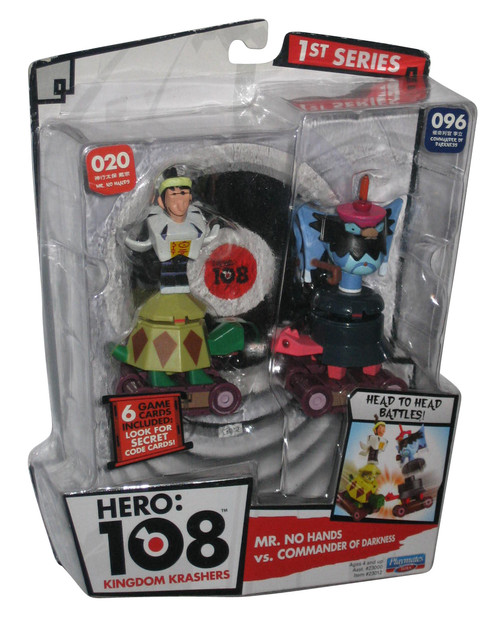 Hero 108 Kingdom Krashers Mr. No Hands vs Commander of Darkness Figure 2-Pack