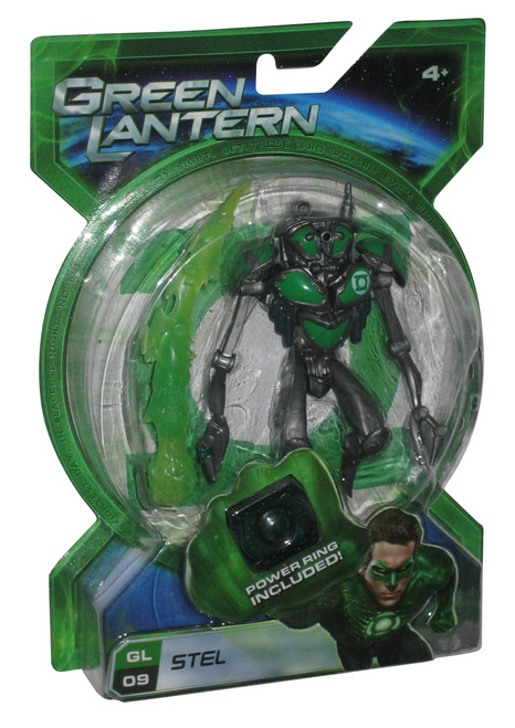 DC Green Lantern Movie Stel (2011) Mattel Figure GL09 w/ Power Ring