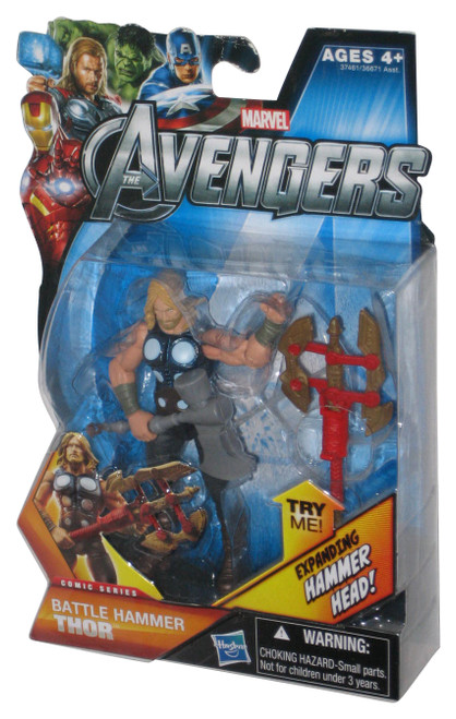 Marvel Comics Avengers Movie (2011) Battle Hammer Thor Figure