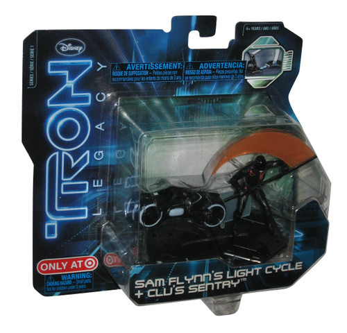 Tron Legacy Series 1 Sam Flynns Light Cycle Clus Sentry Toy Figure 2-Pack - (Target Exclusive)