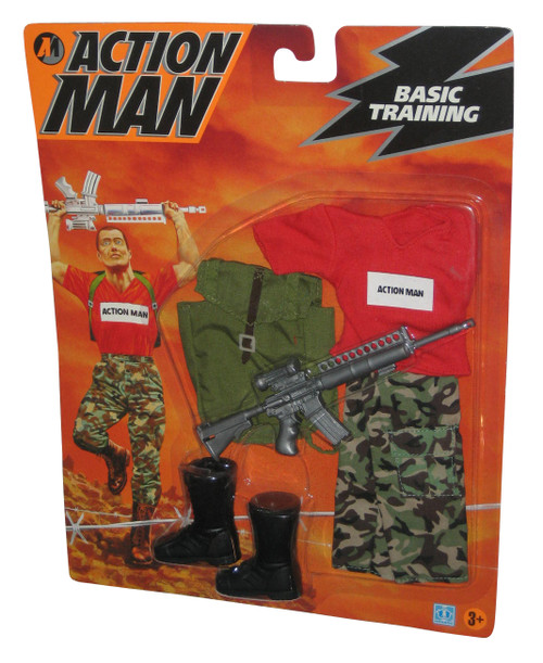 Action Man Figure Basic Training (1993) Hasbro Weapons Accessories Set