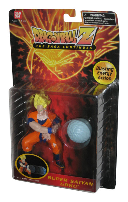 Dragon Ball Z The Saga Continues (1997) Bandai Super Saiyan Goku Figure w/ Blasting Energy Action