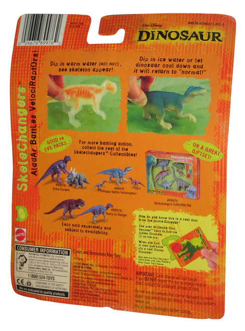 Disney Dinosaur Skelechangers Aladar Battles Velociraptors (2000) Mattel Figure Set