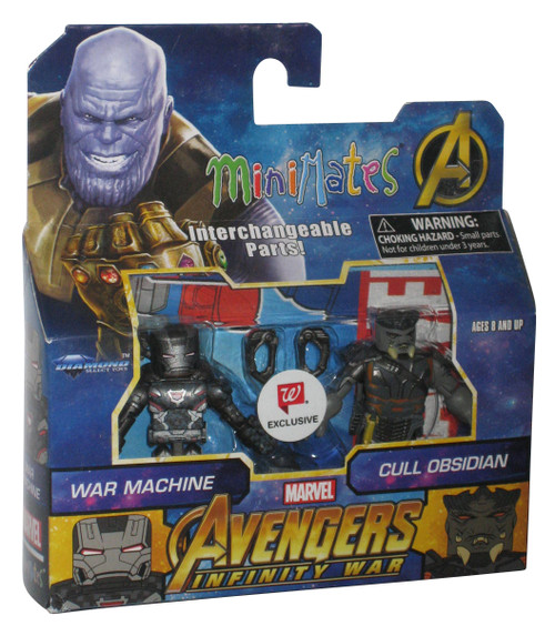 Marvel Minimates Infinity War War Machine vs. Cull Obsidian Figure Set