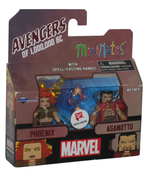 Marvel Avengers Assemble 1,000,000 BC Phoenix & Agamotto MiniMates Figure Set