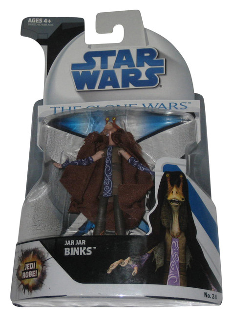 Star Wars Clone Wars Jar Jar Binks (2008) Hasbro 3.75 Inch Figure No. 24