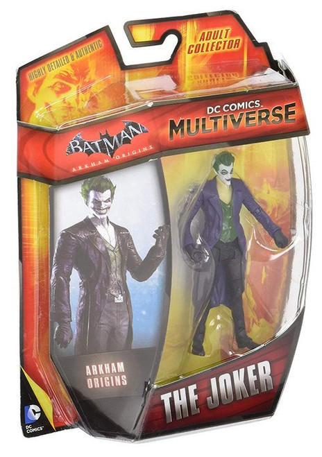 DC Batman Arkham Origins Multiverse (2014) Mattel The Joker Action Figure