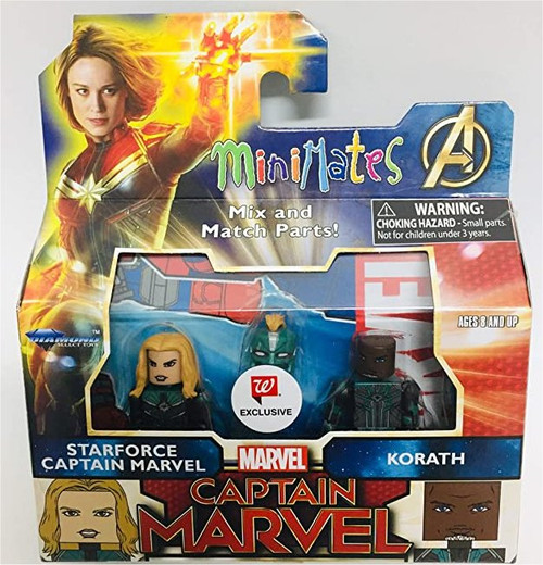 Marvel Captain Marvel Starforce & Korath Minimates Figure Set