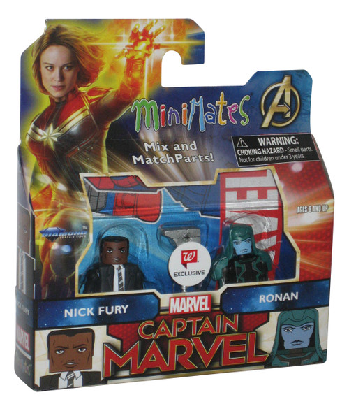 Marvel Captain Marvel Nick Fury & Ronan Minimates Figure Set