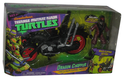 Teenage Mutant Ninja Turtles (2012) Dragon Fang Chopper Toy Set w/ Foot Soldier Figure