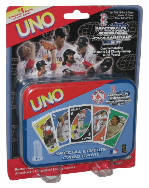 MLB Baseball Boston Red Sox World Series Championship (2004) UNO Card Game