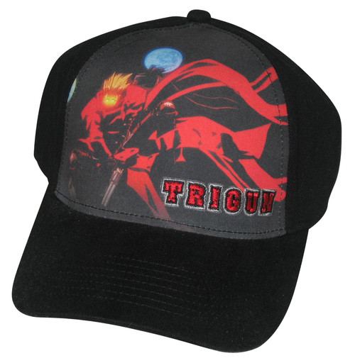 Trigun Anime Bioworld Black Baseball Hat