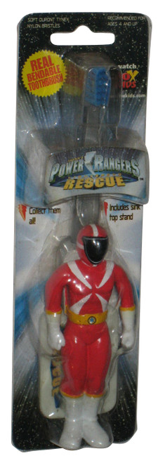 Power Rangers Lightspeed Rescue Red Ranger Toothbrush w/ Stand