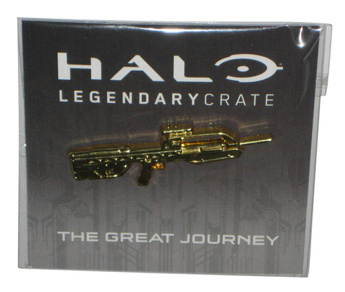 Halo Legendary Great Journey (2017) Loot Crate Gold Battle Rifle Pin