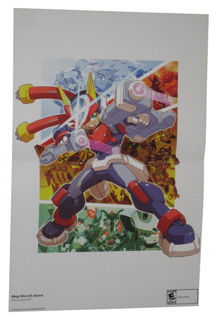 Nintendo Power Mega Man ZX Advent & Apollo Justice Ace Attorney Double Sided Poster