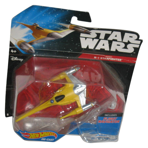 Star Wars Hot Wheels (2014) Starship Naboo N-1 Starfighter Vehicle Toy - (Damaged Packaging)
